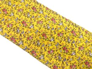 アンティーク　花更紗模様名古屋帯（着用可）